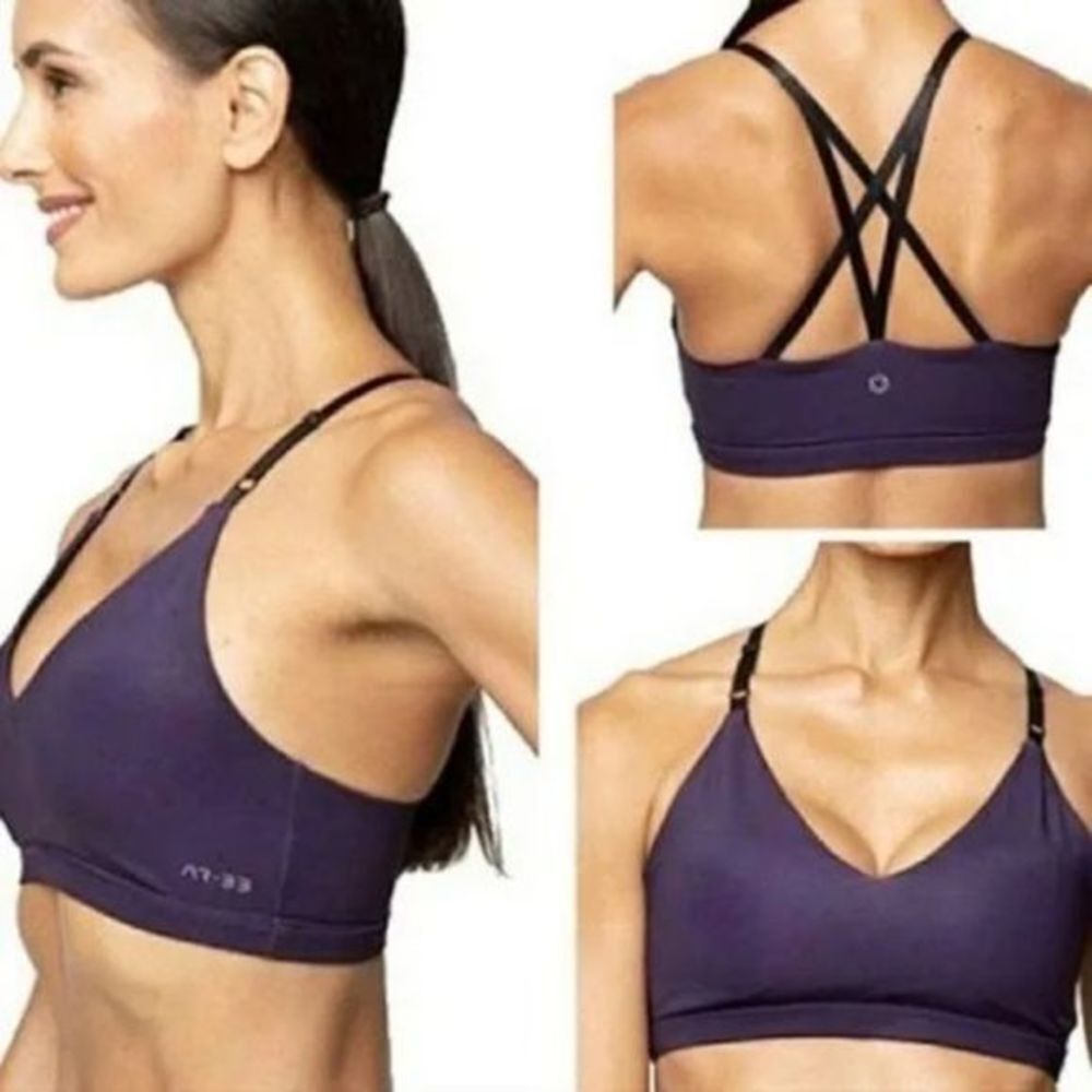 33 Sports bra athletic Zeta amethyst purple black M